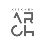 شعار Kitchen Arch، شريك نجاح مع شركة الجدوى في إعداد دراسات الجدوى لمشاريع تصميم المطابخ العصرية