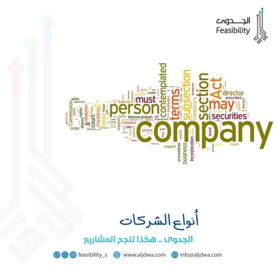 أنواع الشركات