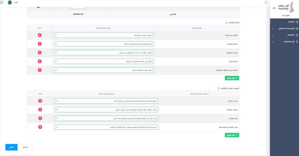 عبر منصتنا، يُمكنك عمل دراسة جدوى بقالة