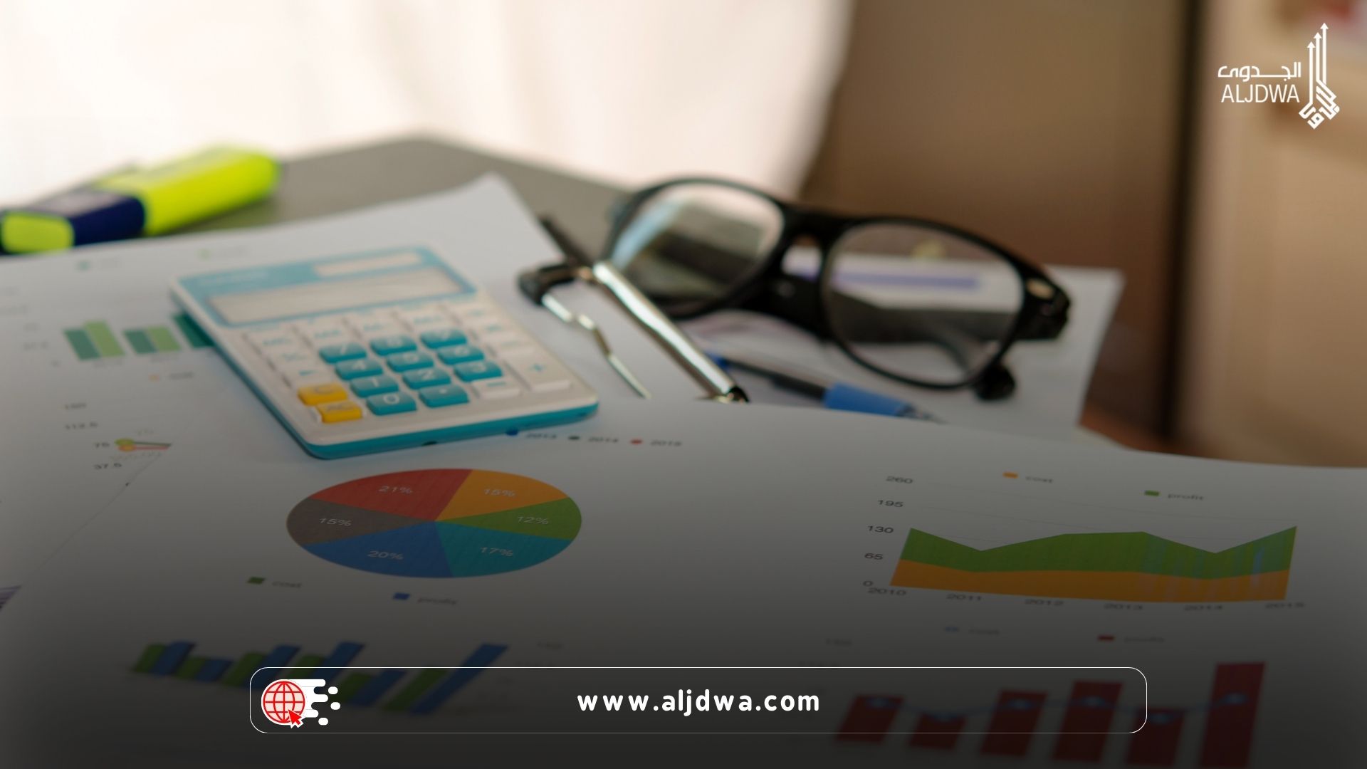 Arab-entrepreneur-tourism-project-planning-financial-charts 