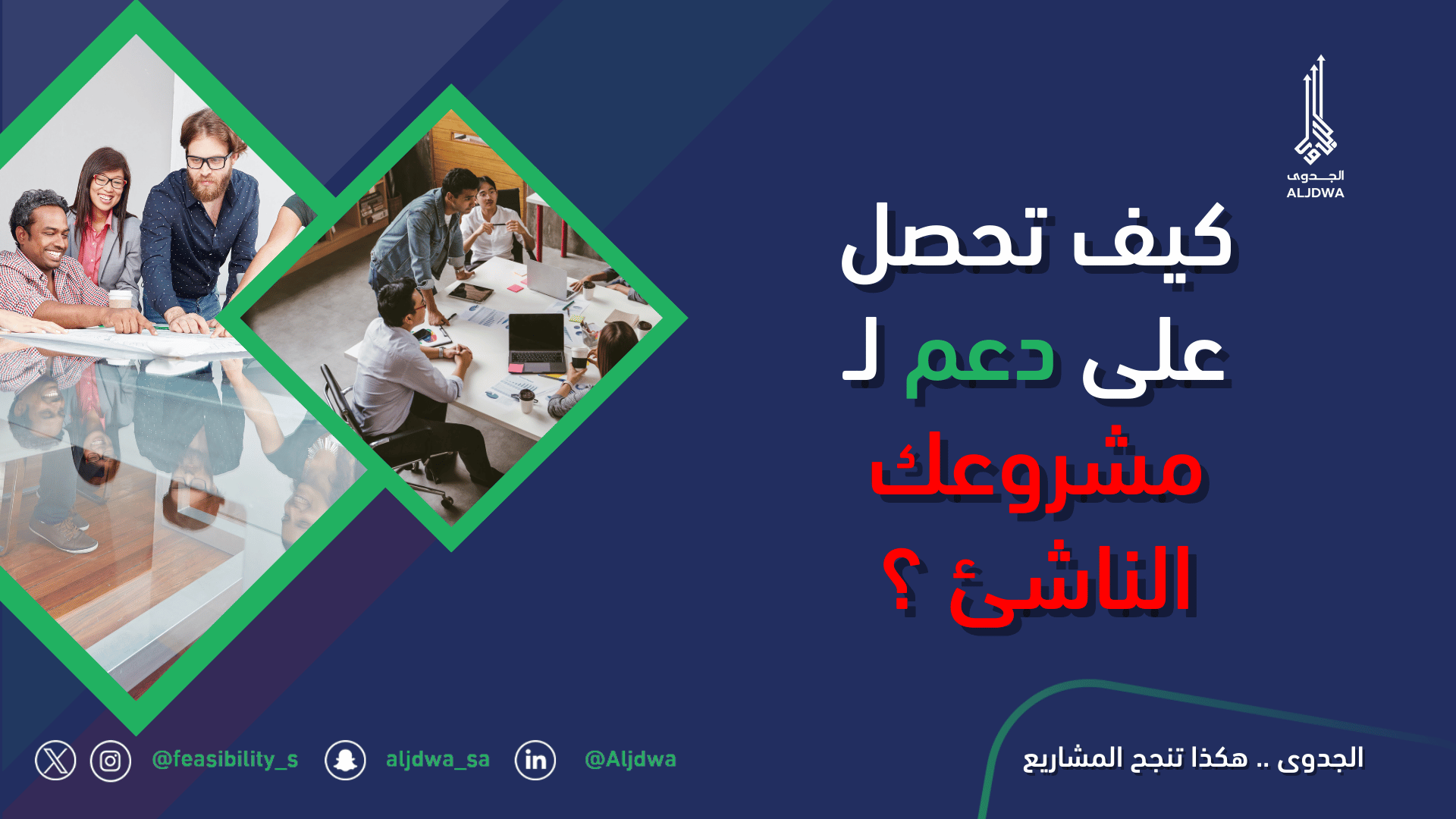 كيف تحصل على دعم لمشروعك الناشئ في السعوديةالجدوى | افضل شركة دراسة جدوى