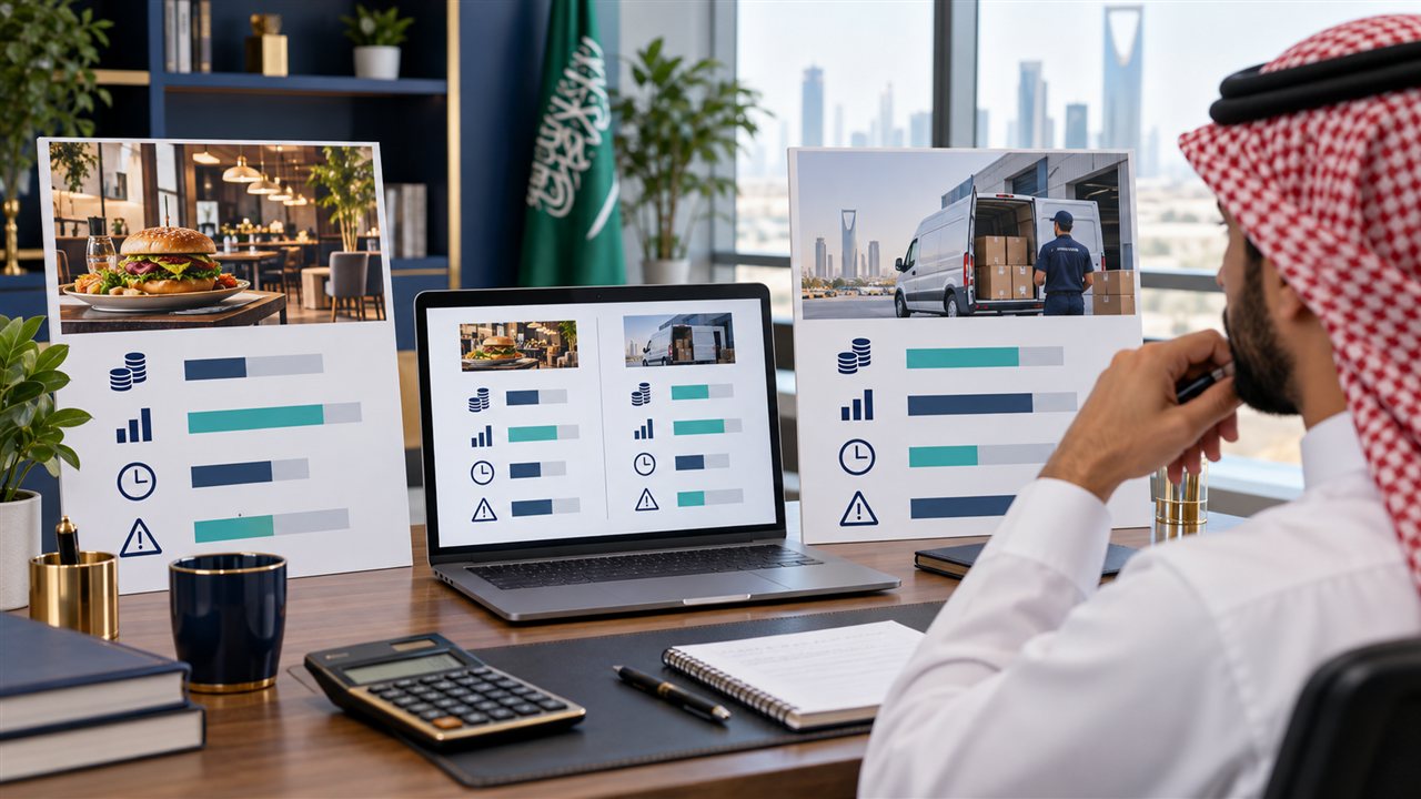 استخدام جدوى تك لمقارنة فكرتين لمشروعين